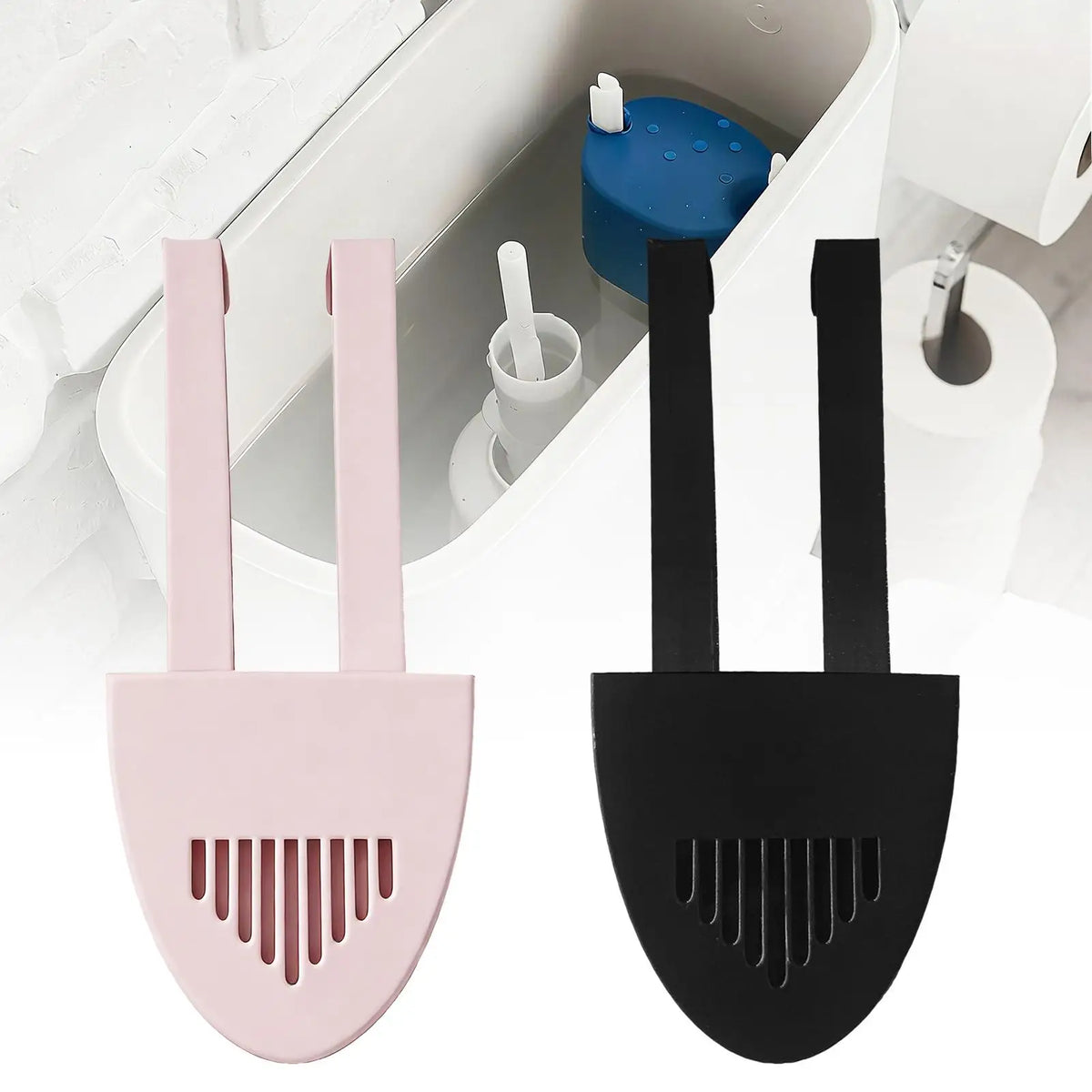 Toilet Tank Cleaner Tablet Holder – Anti-Slip Suspending Bracket Toilet Tablet Holder PLUSH