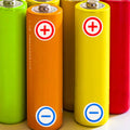 PVC Battery Polarity Stickers Red Blue 12mm – 4 Sheets 240pcs Electrical Label Stickers PLUSH other