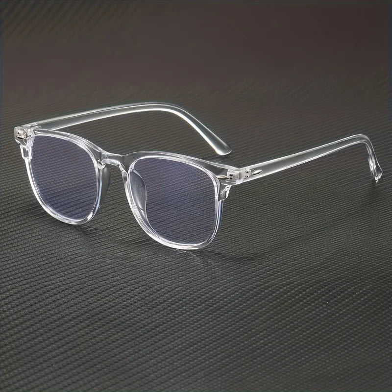 Anti-Blue Light Glasses – Oval Full-Rim Lightweight PC Frame Blue Light Glasses PLUSH