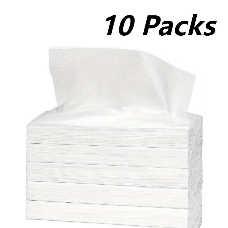 Tissue Pack Bundle 50 Sheets/Pack | Home, Hotel & Car Use Facial Tissue Pack PLUSH 10 packs