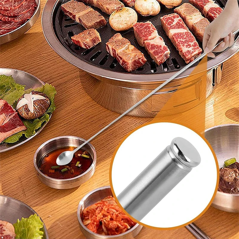 Telescopic Extendable Stainless Steel Fork – BBQ & Dining Telescopic Utensil Fork PLUSH