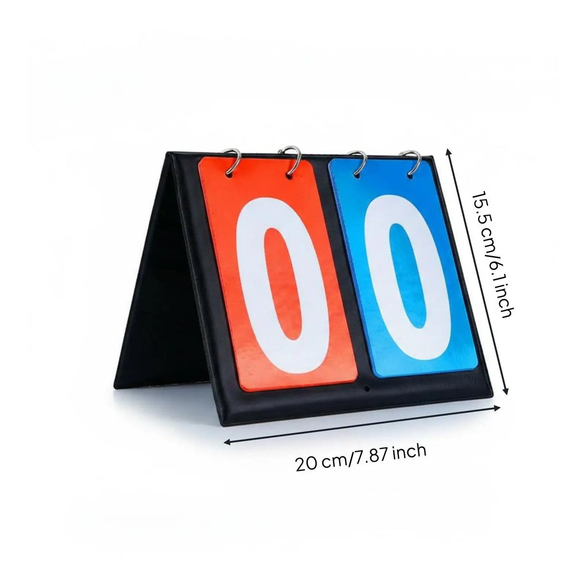 Foldable Manual Flip Sports Scoreboard – Leather Tabletop Manual Flip Scoreboard PLUSH