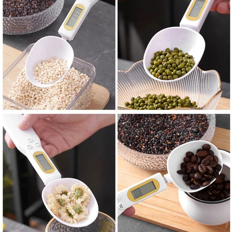 Digital Spoon Scale 0.1–500g LCD Kitchen Measuring Scale Digital Kitchen Scale PLUSH
