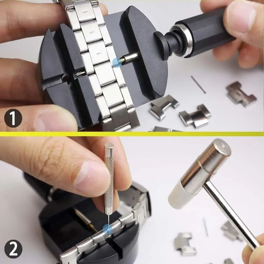 52-Piece Watch Link Removal Tool Kit – Strap Pin Extractor Watch Repair Tool Kit PLUSH