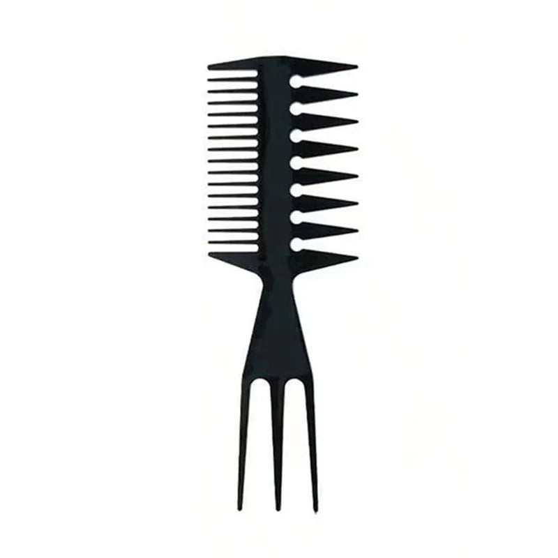 Salon Styling Comb Set – Shark Tooth Detangling Brush Hair Comb Set PLUSH 1pc-C