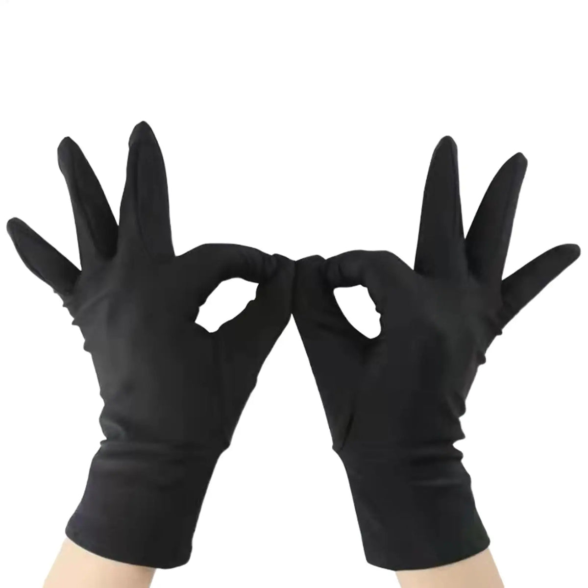 Black Jewelry Inspection Gloves Wrist Length – 1 Pair Jewelry Inspection Gloves PLUSH