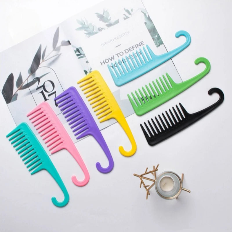 Anti-Static Wide Bending Comb for Wigs & Hair Styling Hair Styling Comb PLUSH