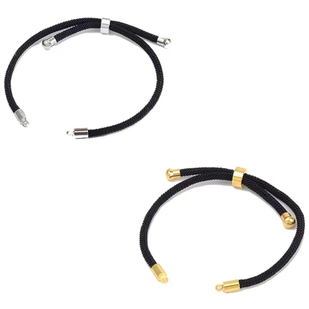 5pcs Adjustable String Bracelets 22.5cm – DIY Jewelry Making DIY String Bracelet PLUSH