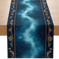 Starry Sky Table Runner – Aurora Forest Fantasy Party Decor Table Runner PLUSH A 33X90Cm