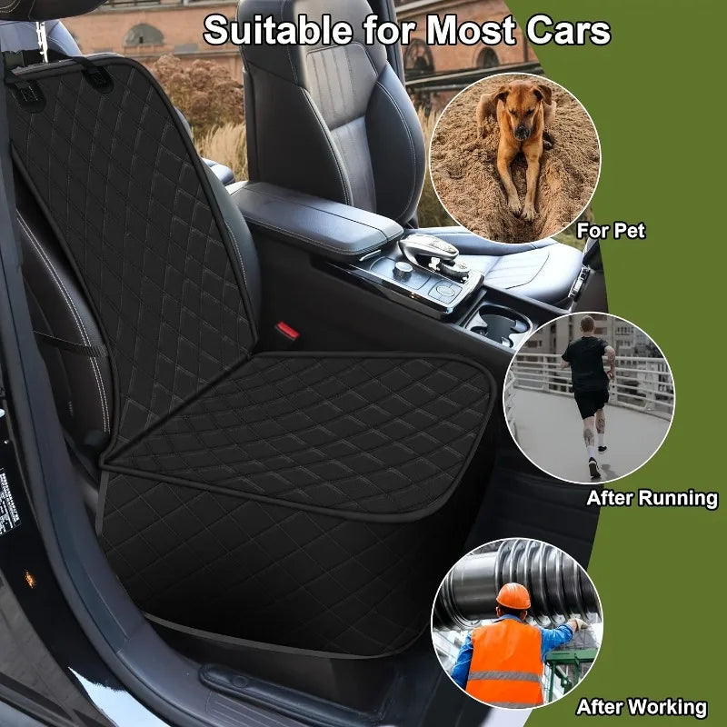 Non-Slip Dog Car Seat Cover – Waterproof Front Seat Protector Pet Car Seat Cover PLUSH