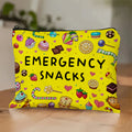 Snack Themed Makeup Bag – Cute Zipper Pouch & Jewelry Organizer Cosmetic Zipper Bag PLUSH A