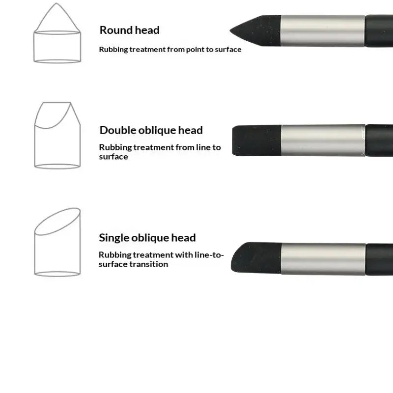 Sponge Smudge Pens for Oil Pastels – Multi-Shape Blending Stumps Art Blending Tools PLUSH