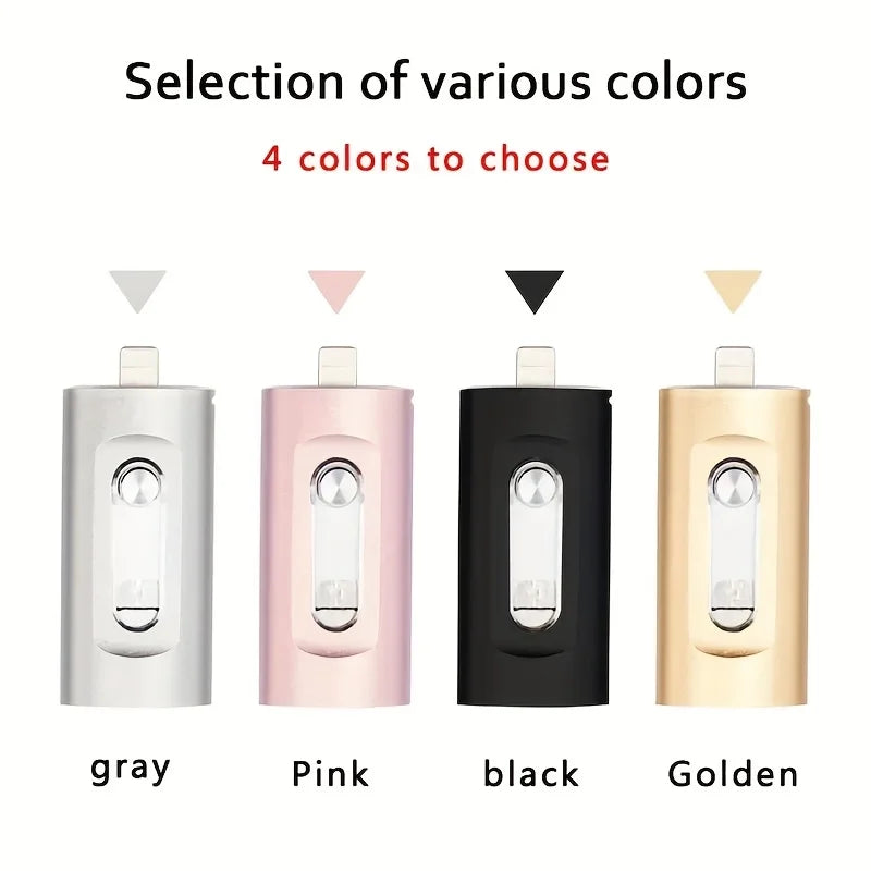 4-in-1 USB 3.0 Type-C Flash Drive 16GB | iPhone Android PC USB Flash Drive PLUSH