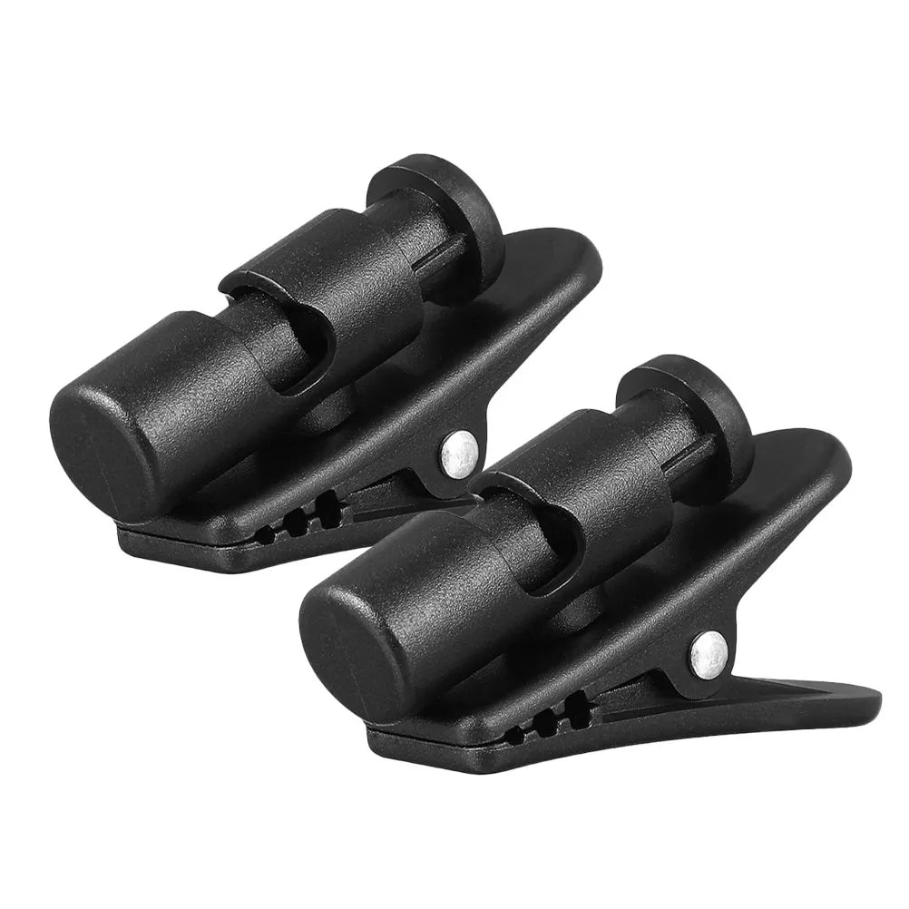2-Pack Rotating Earphone Cable Clips | Earbud Cord Organizer Earphone Cable Clip PLUSH