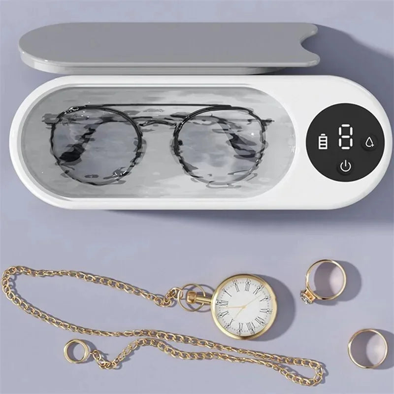 400ml Ultrasonic Jewelry Cleaner – Rings, Glasses & Brushes Ultrasonic Cleaner PLUSH