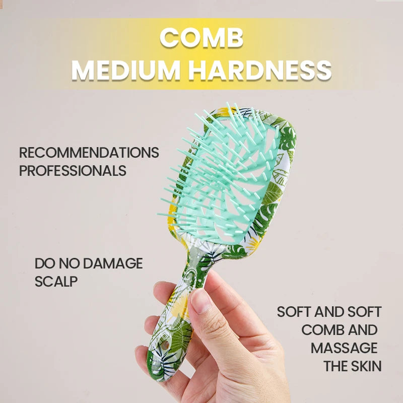 2-Piece Hair Styling Set: Fine Mist Spray Bottle & Detangling Brush Hair Styling Set PLUSH