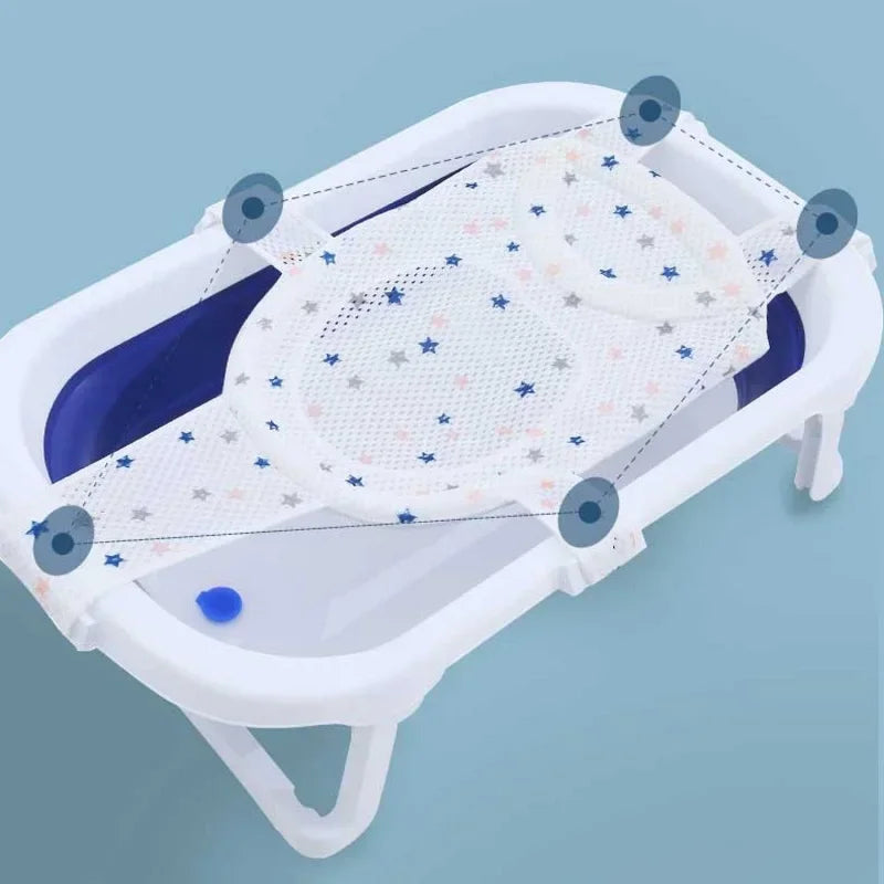 Baby Hanging Bath Net Pad – Breathable Infant Bath Support Baby Bath Net PLUSH