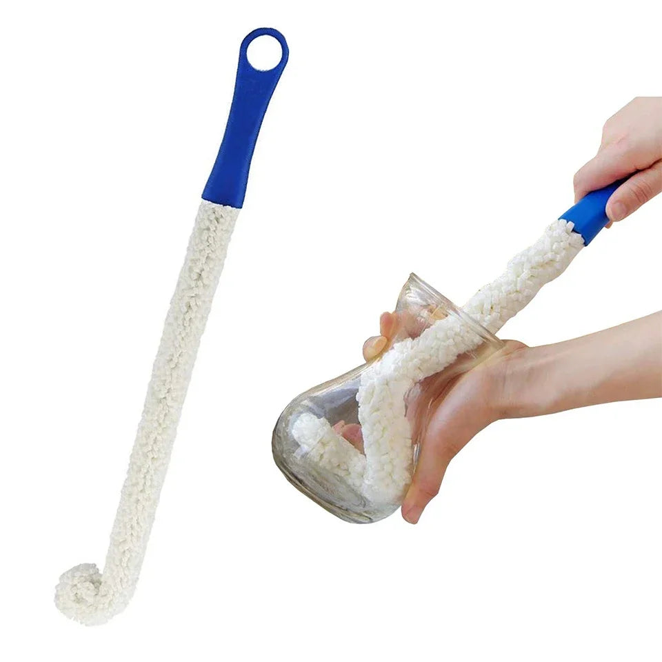 Long Handle Sponge Bottle Brush – Cup, Jar & Mug Cleaner Bottle Cleaning Brush PLUSH