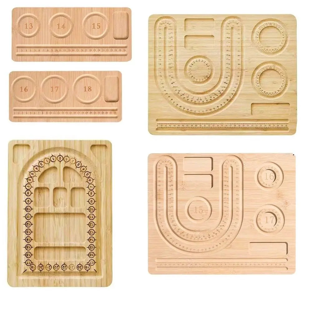 Jewelry Making Beading Board Tray with Scale – 5 Styles Jewelry Beading Board PLUSH