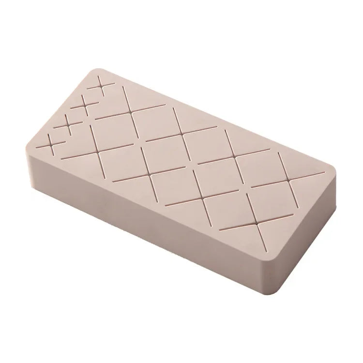 Silicone Lipstick & Makeup Brush Desktop Organizer Rack Makeup Organizer PLUSH S-PINK
