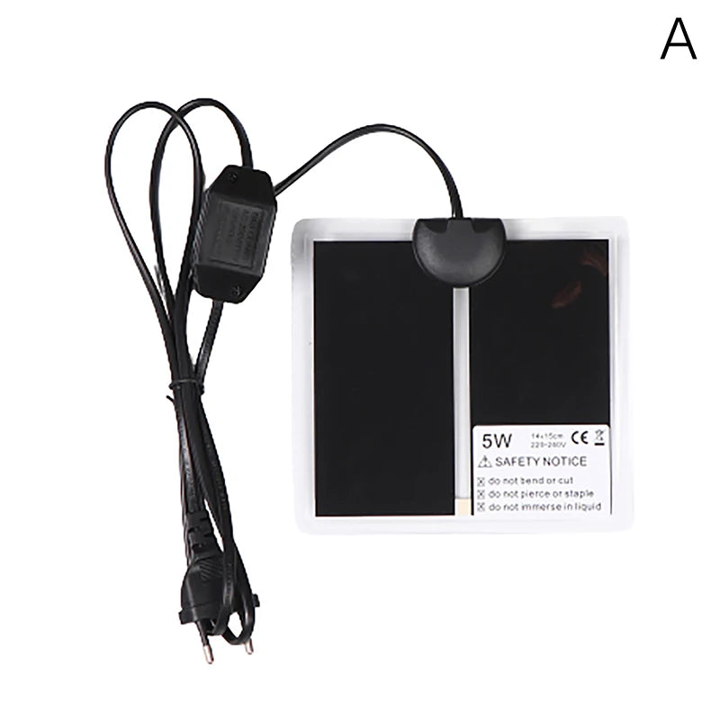 Reptile Terrarium Heat Mat 5–45W Adjustable Temperature Control Reptile Heating Mat PLUSH EU-5W