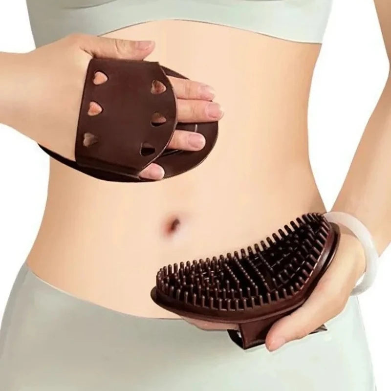 Silicone Meridian Body Massage Scraping Brush – Slimming Tool Body Massage Tool PLUSH