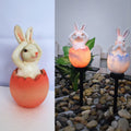 Solar Easter Egg Stake Lights – Waterproof Outdoor Garden Decor Solar Stake Lights PLUSH Orange 1PC