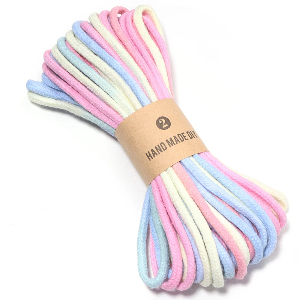 4mm Gradient Tie Dye Cotton Macrame Cord 10 Yards – DIY Craft Macrame Cord PLUSH 06