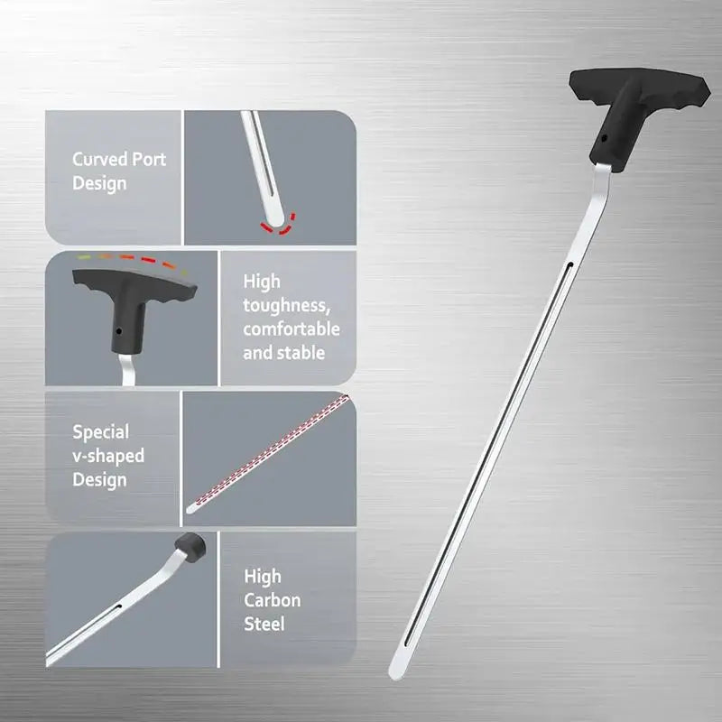 V-Groove Golf Grip Remover Tool | Reusable Club Maintenance Golf Grip Remover PLUSH