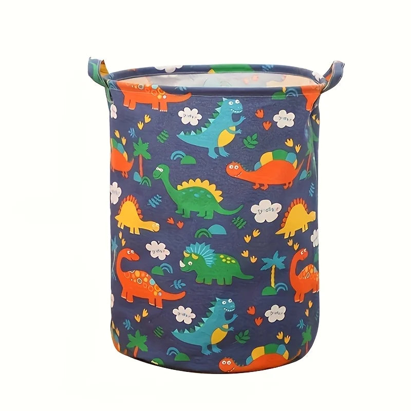 Dinosaur Fabric Storage Basket – Large Capacity Home Organizer Fabric Storage Basket PLUSH Dinosaur 35x41cm