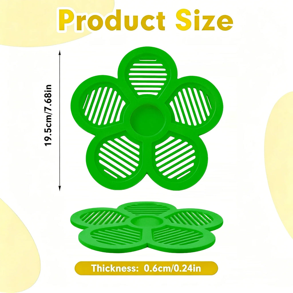 Floating Bee Island Waterer – Pollinator Drinking Tray Bee Waterer Station PLUSH Green