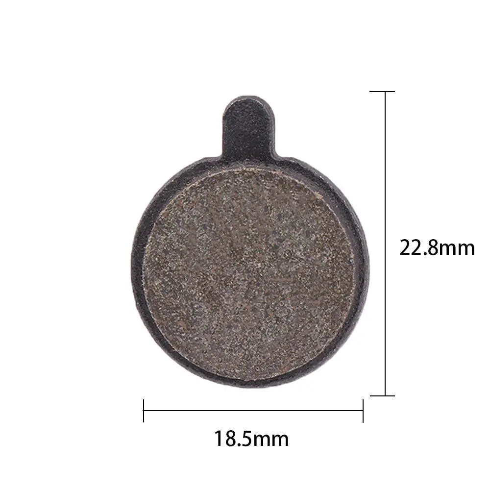 Zoom-5 MTB Disc Brake Pads 18.5x22.8mm Resin – 1 Pair Disc Brake Pads PLUSH