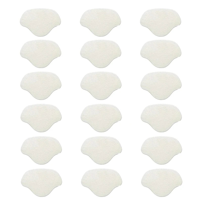 Suede Heel Repair Stickers – Self-Adhesive Shoe Patches 6/18pcs Shoe Repair Patches PLUSH White-18PCS