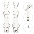 2-Pack A4 Metal Ring Binder Spine Mechanism – Smooth Polish Ring Binder Mechanism PLUSH Default Title