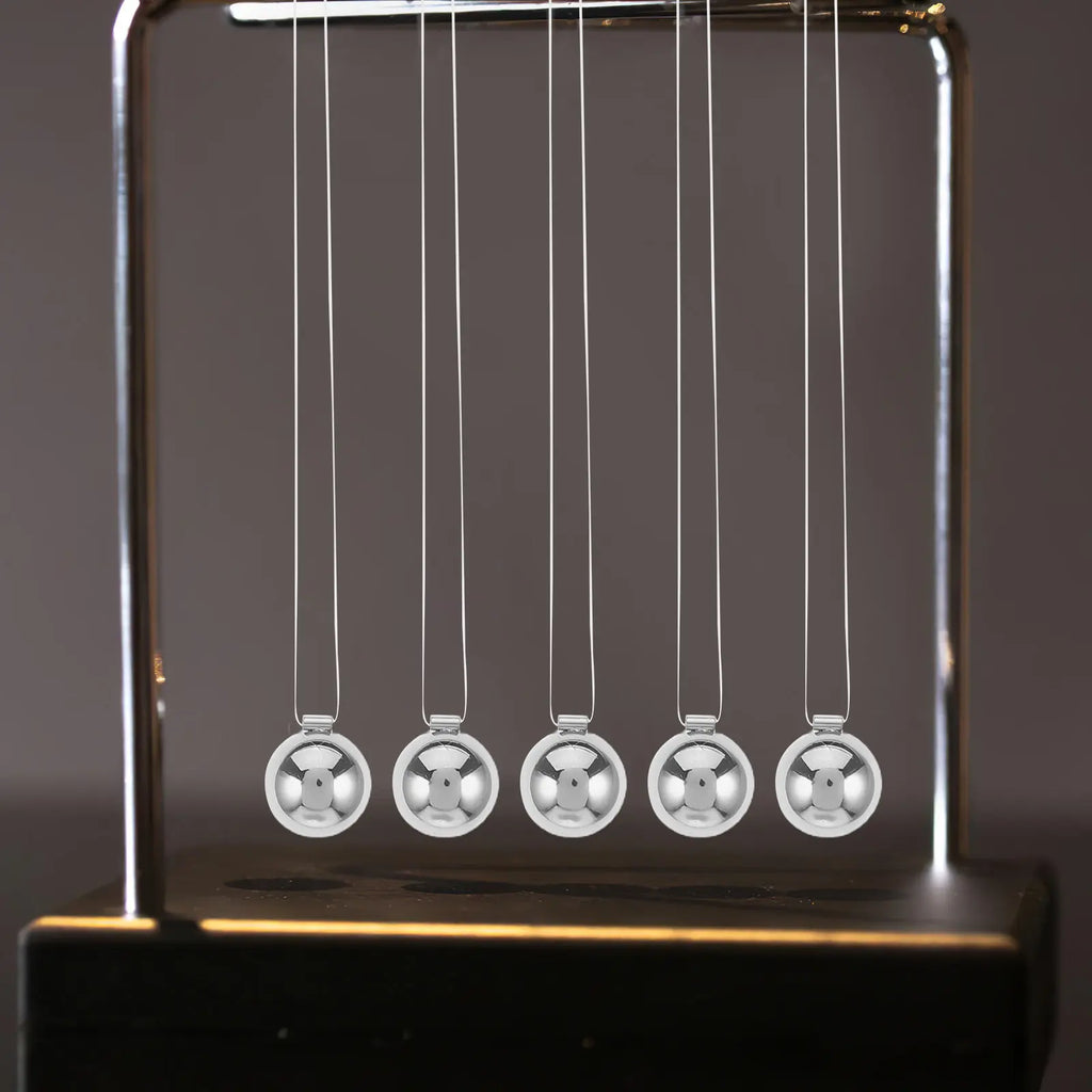 Newton's Cradle 5-Ball 18mm Steel Pendulum Physics Desk Toy Physics Desk Toy PLUSH Default Title