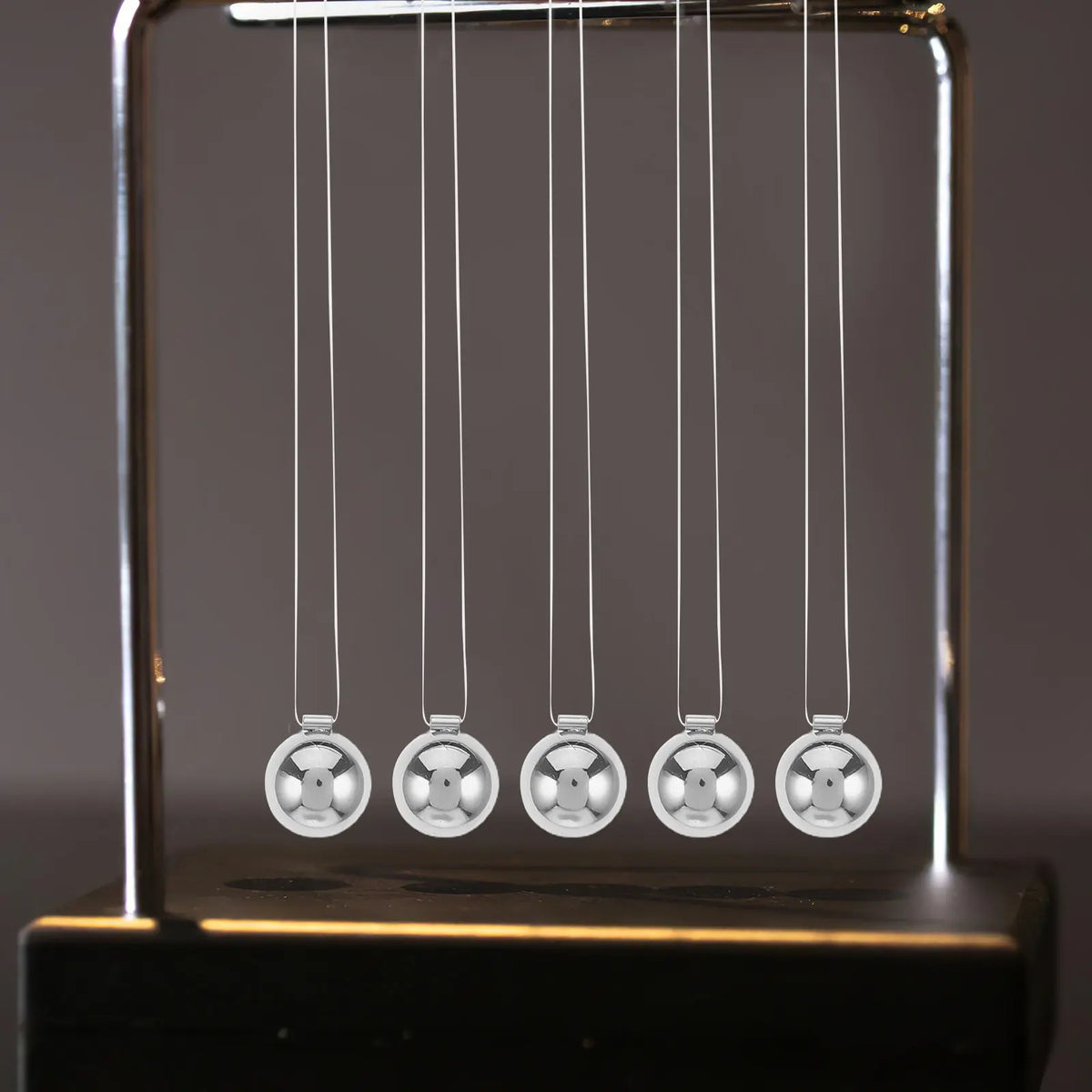 Newton's Cradle 5-Ball 18mm Steel Pendulum Physics Desk Toy Physics Desk Toy PLUSH Default Title