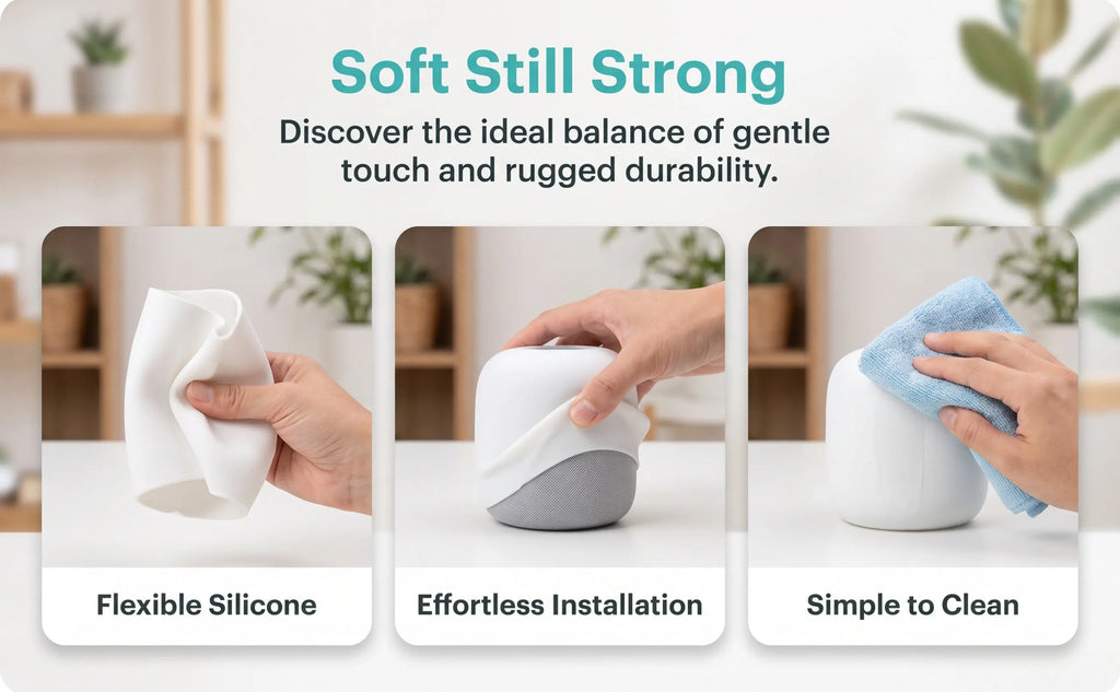 Silicone Protective Cover for Mini Speaker | Anti-Fall Case Speaker Protective Case PLUSH Default Title