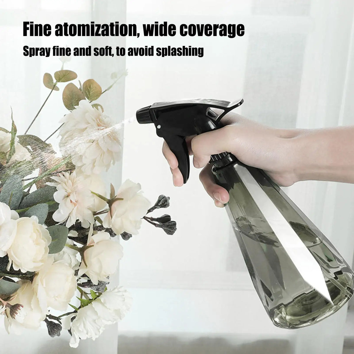 500ml Adjustable Refillable Spray Bottle – Garden Plant Watering Garden Spray Bottle PLUSH