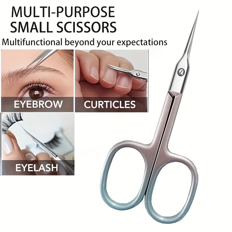 Gradient Pink Curved Stainless Steel Cuticle Scissors | Ouriner Cuticle Scissors PLUSH