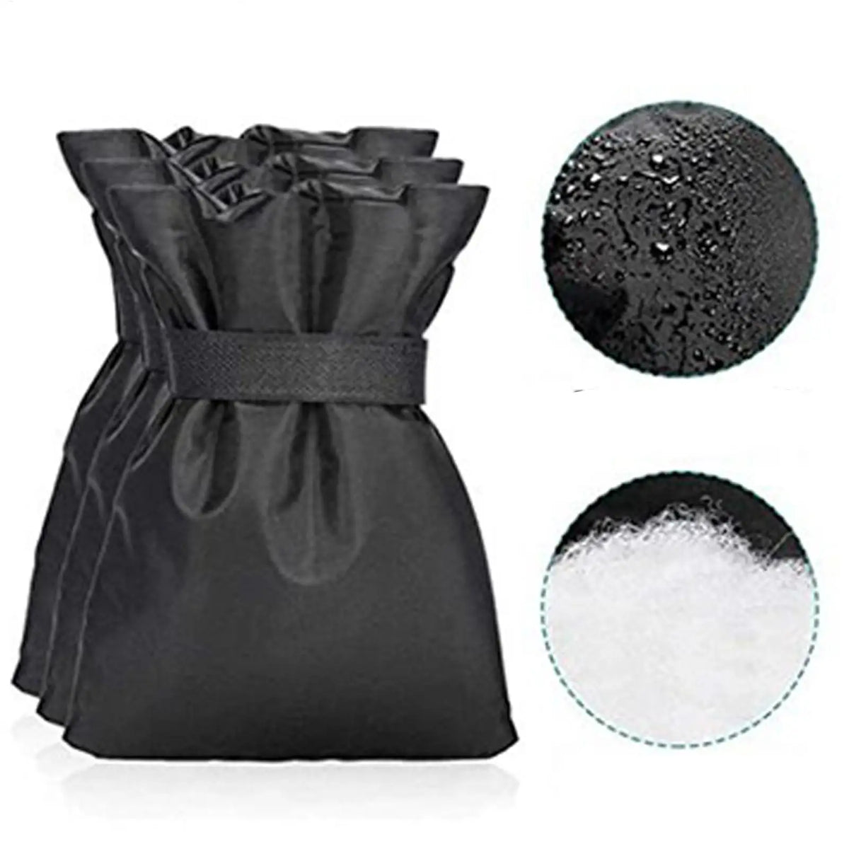 Outdoor Faucet Cover – Insulated Winter Freeze Protection Faucet Insulator Cover PLUSH