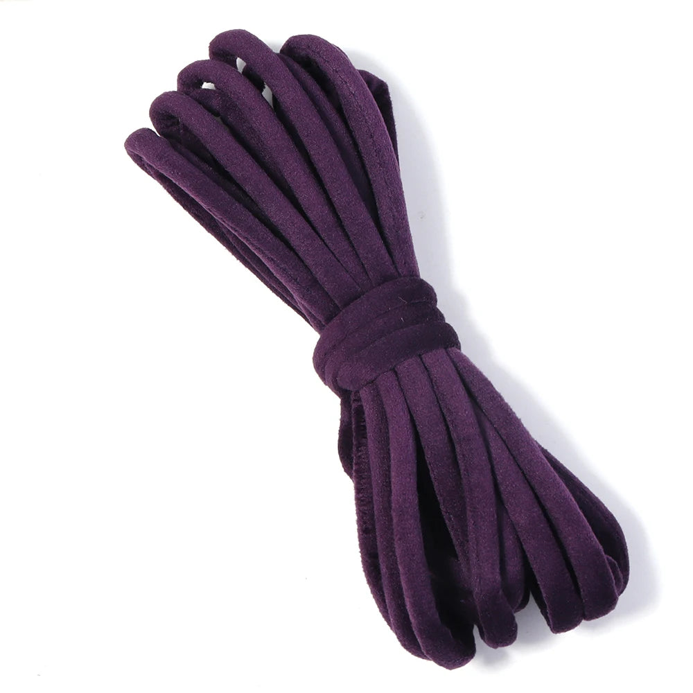 5 Yards Velvet Yarn Rope – Soft Thick DIY Choker Craft Material Velvet Craft Yarn PLUSH deep purple