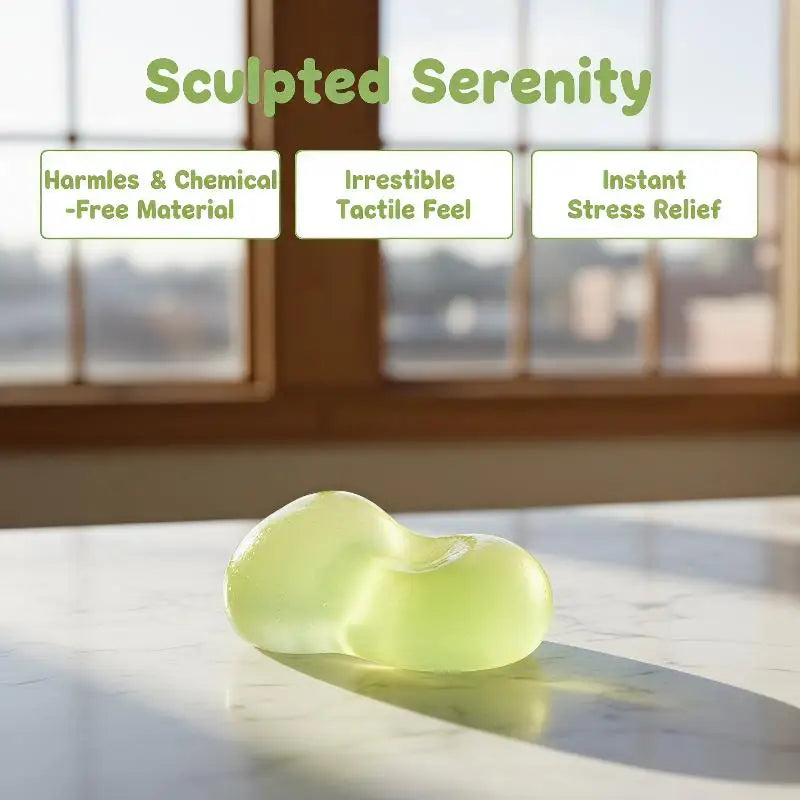 Coconut Oil Stress Balls – Soft Squeezable TPR Fidget Toy Fidget Stress Ball PLUSH