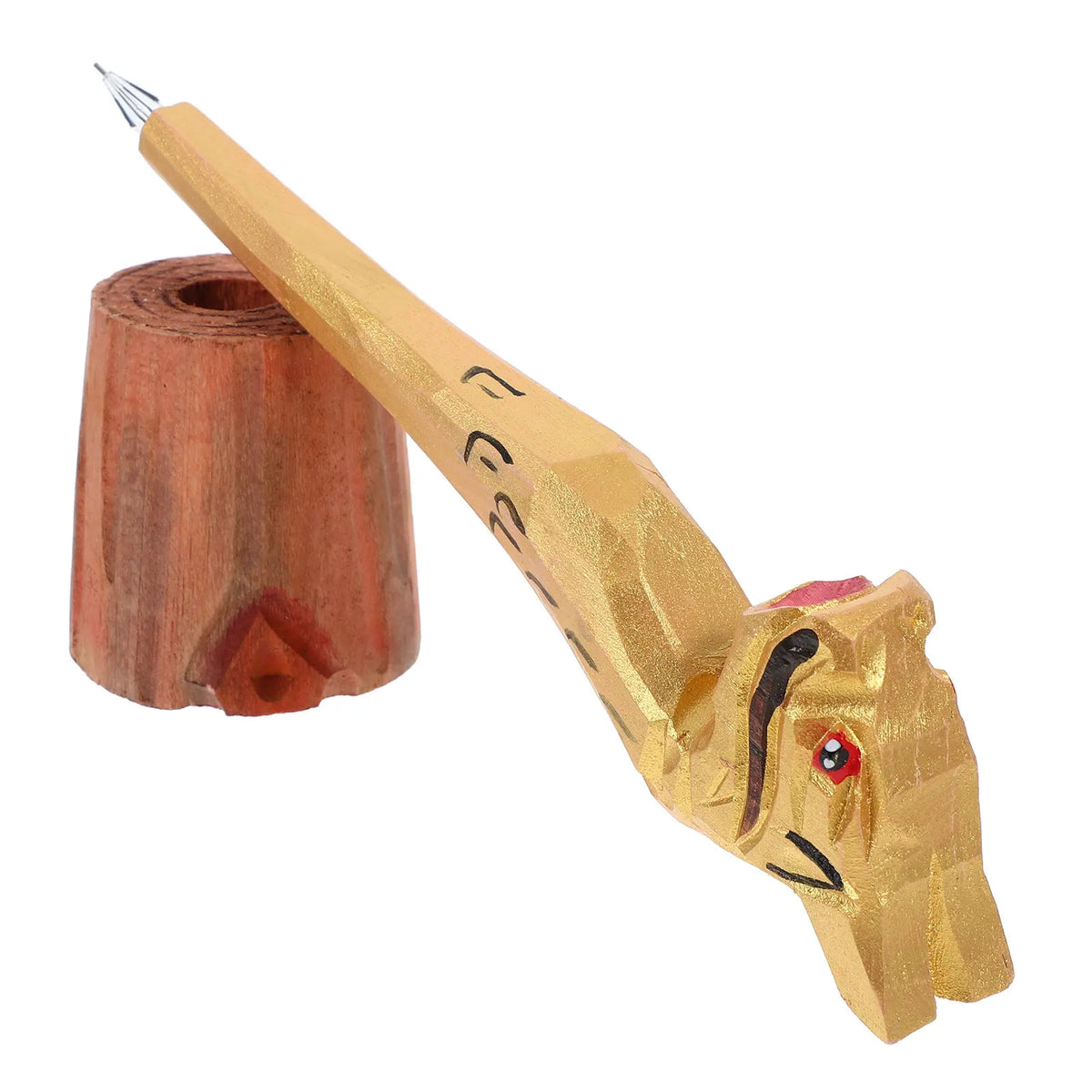 Hand Carved Wood Dragon Pen – Novelty Animal Writing Pen Novelty Writing Pen PLUSH