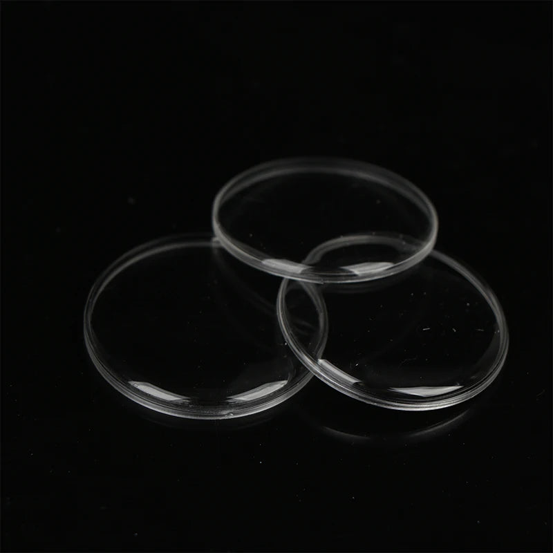 28mm–32.2mm Acrylic Watch Crystal Lens – Mirror Finish Cover Watch Crystal Lens PLUSH