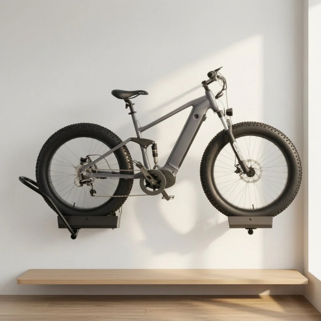 Wall Mount Bike Rack – Adjustable Hanger for 24–29" Cycles Bike Wall Mount PLUSH