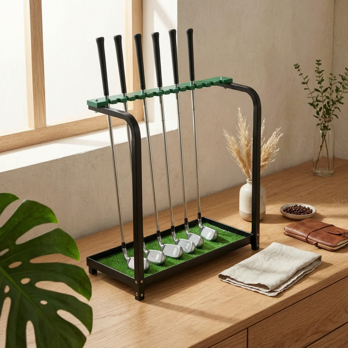 Golf Club Storage Rack – Freestanding 13-Club Shelf Golf Club Rack PLUSH Default Title