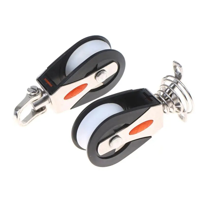 Stainless Steel Pulley Nylon Wheel – Corrosion Resistant 85x42mm Marine Pulley Block PLUSH