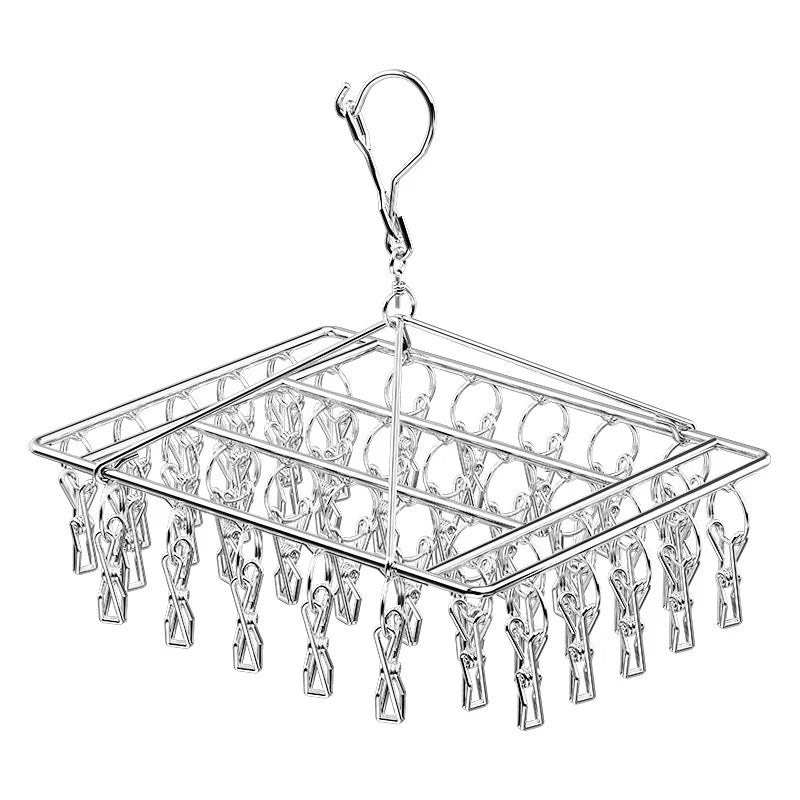 Steel Windproof Clothespins – Anti-Slip Laundry Pegs for Outdoor Use Laundry Clothespins PLUSH