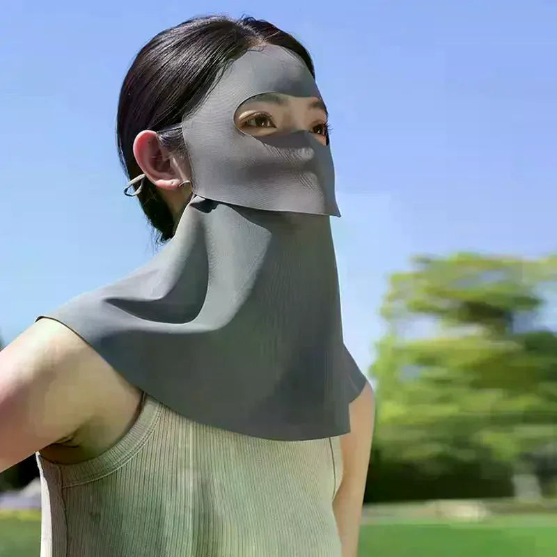 Women's UV Protection Cycling Face Mask – Breathable & Lightweight UV Cycling Face Mask PLUSH