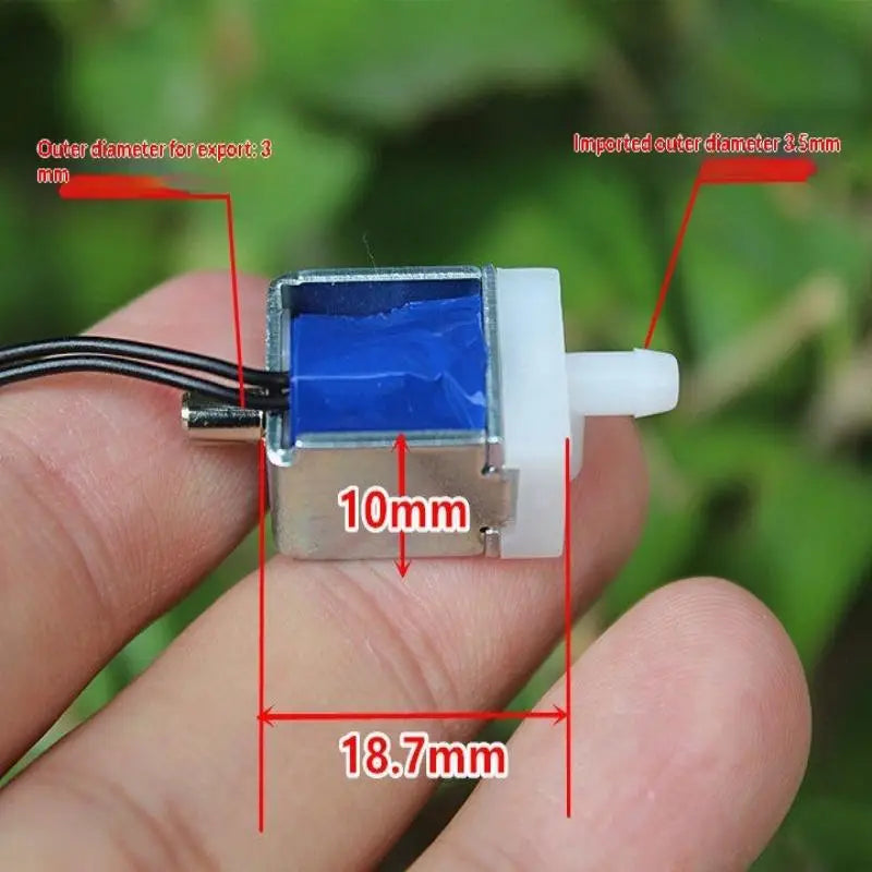 DC 3.7V Micro 3-Way Mini Solenoid Air Valve – DIY Set of 1 or 5 Micro Solenoid Valve PLUSH